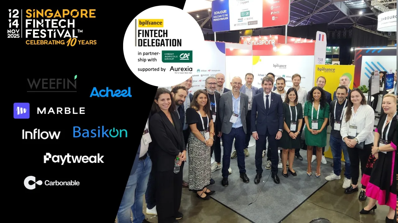 Carbonable with the Bpifrance French delegation at Singapore FinTech Festival